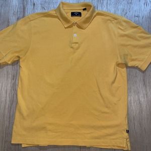 Callaway Casual‎ Short Sleeve Polo Shirt Adult Mens Size Large L Yellow